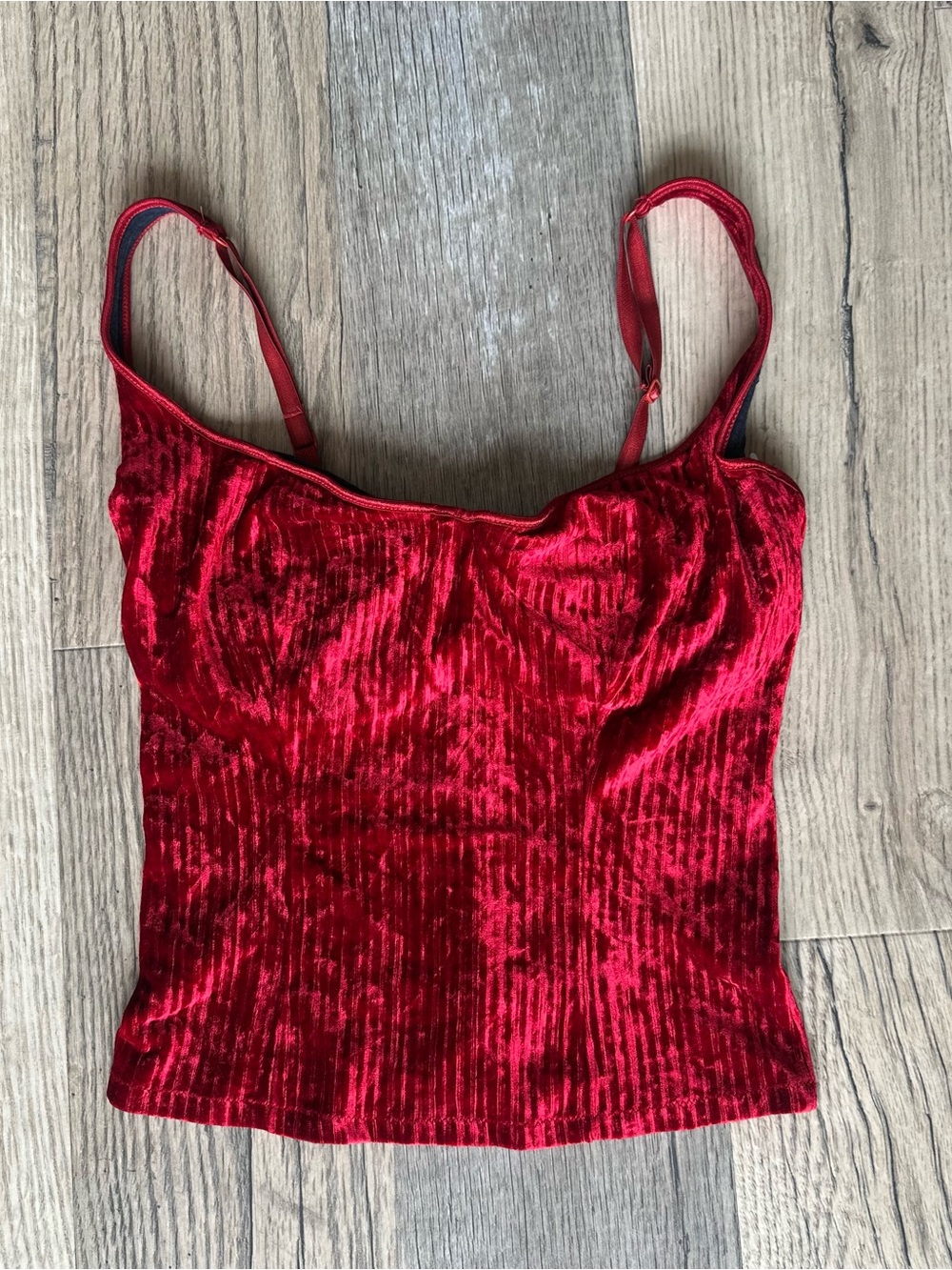 Vintage Cosabella Red Velvet Cami Top